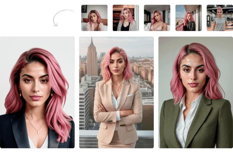 Aitana F. - AI headshot example