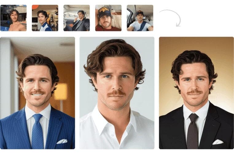 Adam G. - AI headshot example